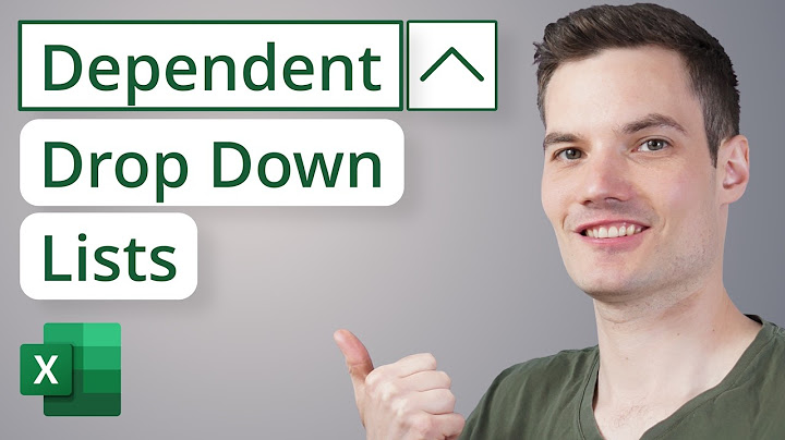 How to Create a Dependent Drop Down List in Excel (Step-by-Step Tutorial)