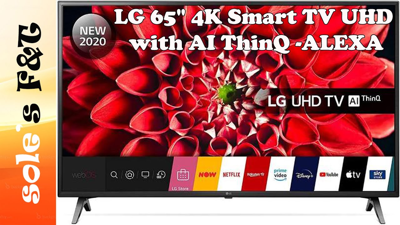 Televisor LG UHD 65 PULGADAS Smart TV ThinQ AI 65UR78006LK