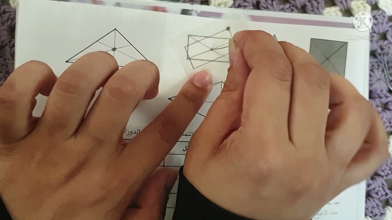 التماثل في الأشكال ثنائية الأبعاد - تاسع ف١