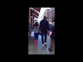 LeBron James Walking To The Trump Hotel In NYC