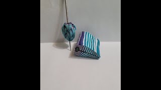 Peacock Fantasy Polymer Clay Cane