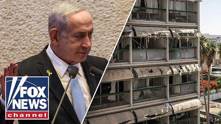 Netanyahu rages at Iran after missiles strike hospital