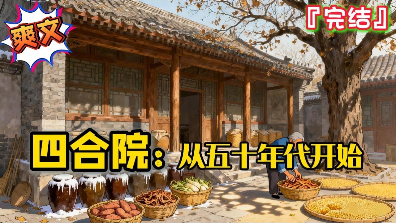 完结《四合院：从五十年代开始》 准备物资度饥荒。帮助些看着顺眼的过客，但禽兽就算了！…  #爽文 #小说 #一口气看完 #有聲書 #有声小说 #完结文 #有声书 #完結 #四合院 #年代 #穿越