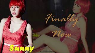 SUNNY - FINALLY NOW lyrics (Han_Rom_Eng)