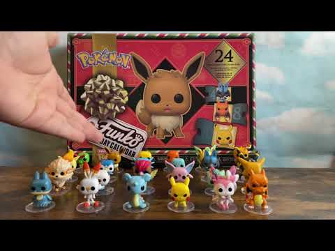 ファンコ ポップ ポケモンアドベントカレンダー  ポケモン25周年限定 funk Pokémon Funko Pop Advent Calendar Day 24! - YouTube