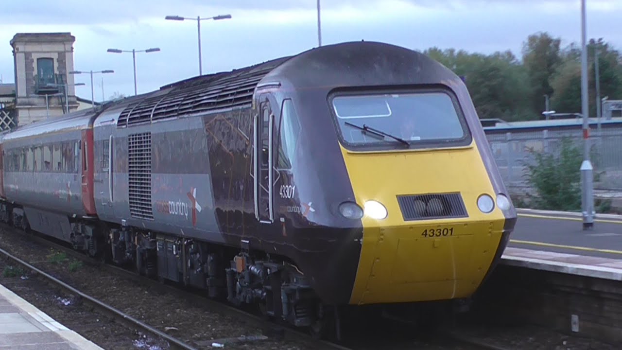 XC HST 43301 + 43304 Departs Exeter St Davids For York - YouTube