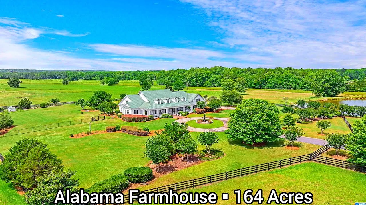 Alabama Farms For Sale | 164 Acres | Alabama Land For Sale | Farmhouses | Equestrian Property