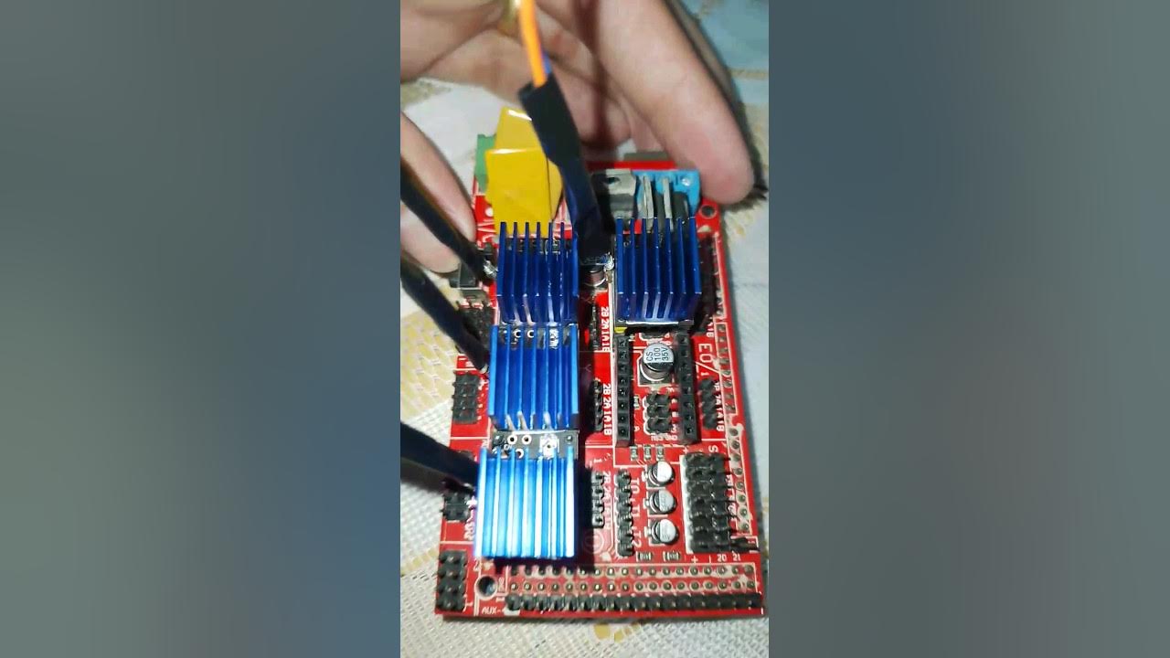 ARDUINO + RAMPS + TMC2209 EM MODO UART Fazendo as ligações 3dprinting