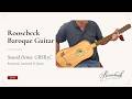 Roosebeck 5-Course Baroque Guitar Rosewood Sound Demo: GBSR5C