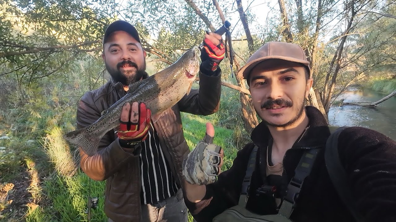 KAYSERİ PINARBAŞI SOMON AVI #balıkavı #troutfishing 