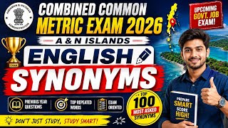 How to Score Full Marks in English Synonyms | A & N Islands Combined Recruitment Exam 2026