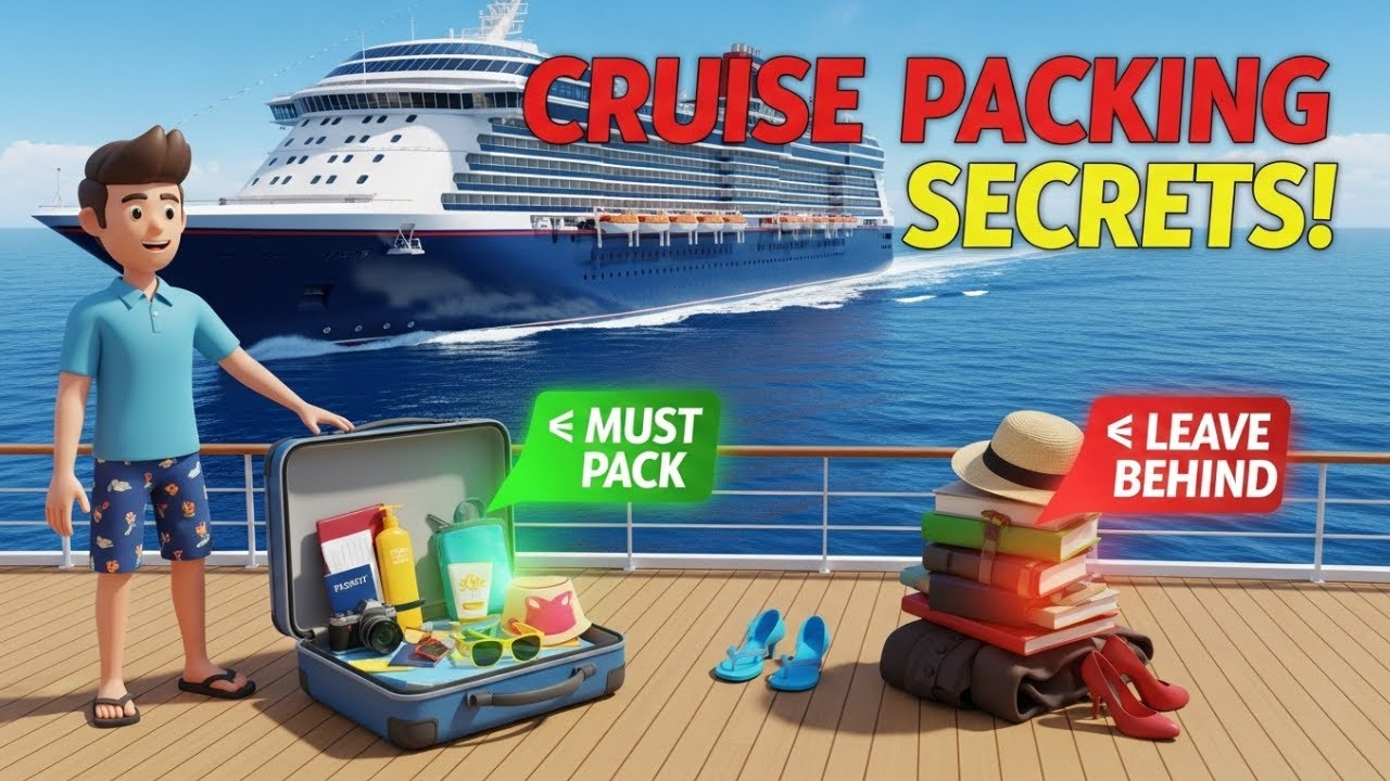 Top 15 Must-Pack Items for Your First Cruise (And 10 Things You Should NEVER Bring!)