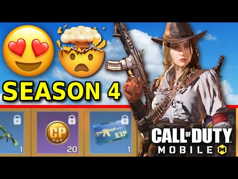 SEASON 4 BATTLE PASS MAXED OUT in COD MOBILE!!!