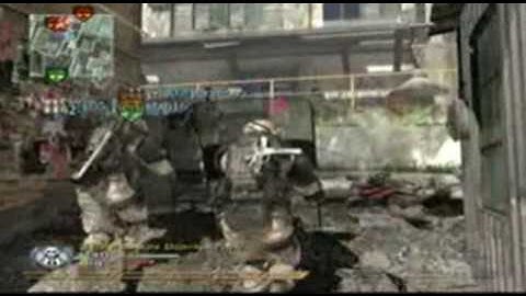 Modern Warfare 2- Epic 300 Re-enactment with Riot Shields: 3rd Person Domination on Favela