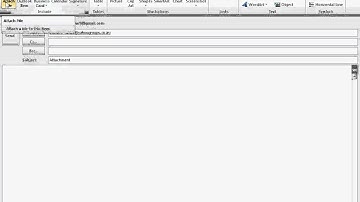 Outlook 2010 Adding attachments