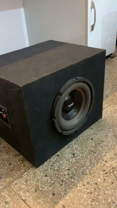 Wuzhi audio zk-mt21 amplifier test with passive 8 inch subwoofer