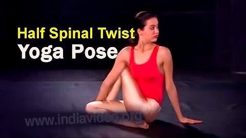 How to do Ardha Matsyendrasana - Half Spinal Twist Yoga Pose