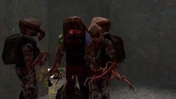 HLZE VS HECU MARINES VS BLACK OPS VS ZOMBIES (GMOD NPC BATTLES)