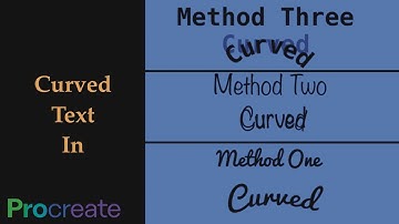 Creating Curved Text in Procreate