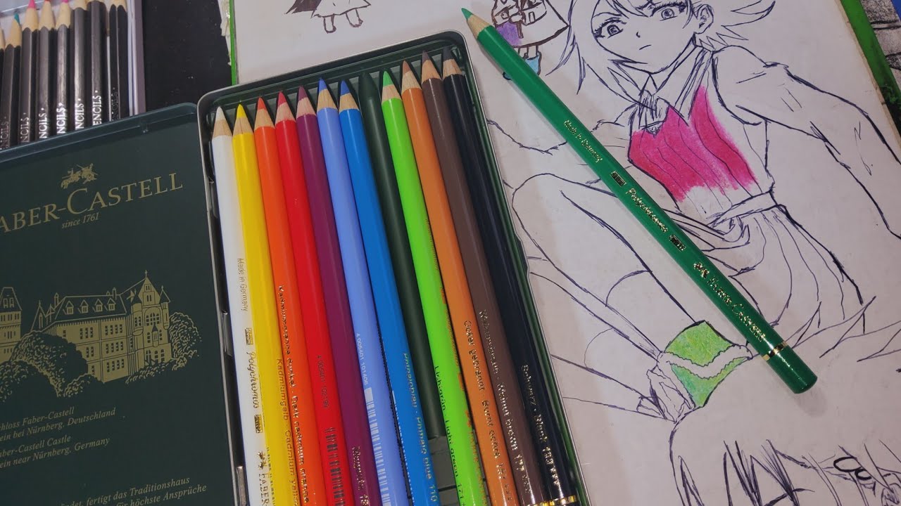 SUPER MEGAHIPER UNBOXING LAPICES DE COLORES FABER CASTELL POLYCHROMOS ...