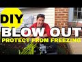 Winterize Sprinkler Blow Out