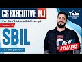 CS Executive SBIL (Lec 1) | NEW SYLLABUS Dec23/June24 Attempt | Adv Chirag Chotrani