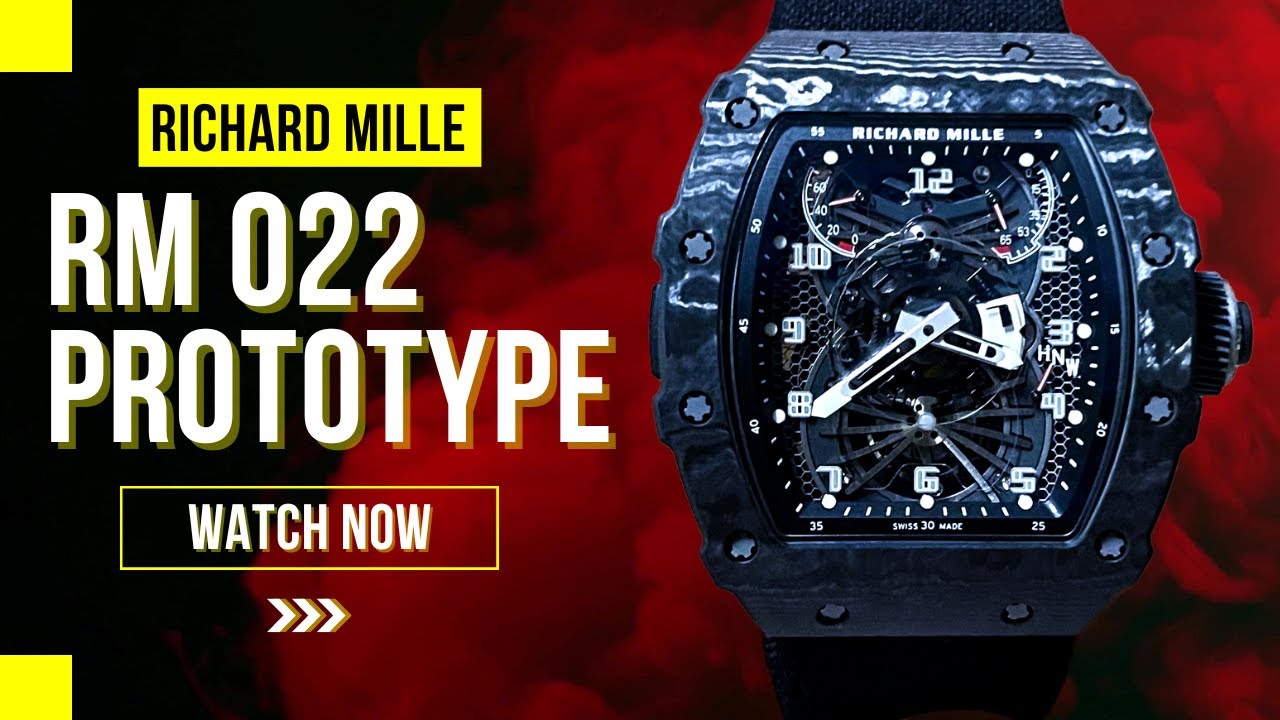 Richard Mille RM 022 Prototype NTPT Aerodyne Tourbillon ✈️🛫🛩️ 