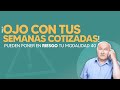 🚨¡Cuidado con  estas semanas cotizadas del IMSS! 🚨Pueden poner en riesgo tu M40