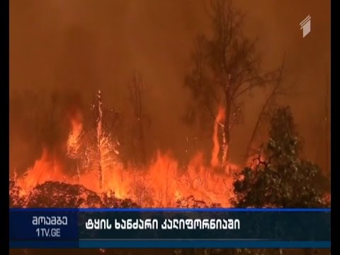 კალიფორნიაში ტყის ხანძარი თითქმის 18 ათას ჰექტარზე გავრცელდა