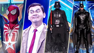 MR Bean Spider Man Darth Vader And Batman Greatest Auditions!