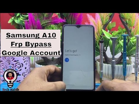 SAMSUNG A10 FRP BYPASS GOOGLE ACCOUNT UNLOCK NO SIM - DEVICE