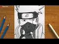 Easy Anime Drawing || How to Draw Kakashi step-by-step || Kakashi Drawing Tutorial for Beginners