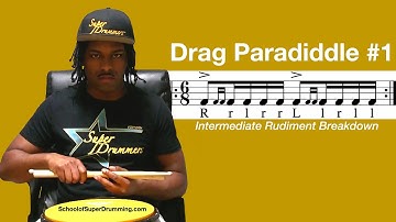 INTERMEDIATE FOR DRUMMERS | Drag Paradiddle #1 Rudiment Breakdown