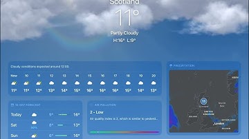 iOS Weather Animations: Partly Cloudy