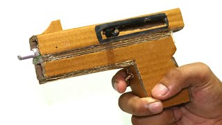 How to make Gun At Home ( Cardboard Pistol Gun )