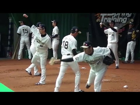 金子千尋 西勇輝 サトタツ など 豪華すぎるブルペン 2016 オリックス・バファローズ 宮崎キャンプ