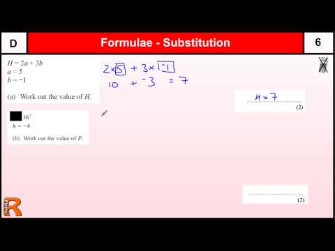 formulae(substitution)-gcse-maths-foundation-revision-exam-paper-practice-&-help