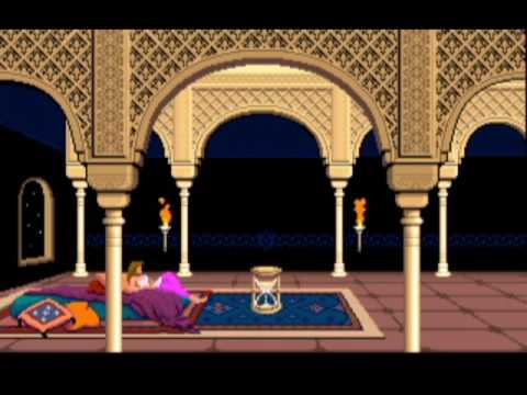 Prince of Persia (1989, PC) - complete game walkthrough, ALL mega potions!