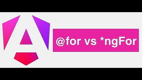 🚀 *Angular @for Control Flow - The Modern ngFor Alternative! | By Vignaan
