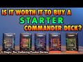 Is It Worth It To Buy A Starter Commander Deck? | A New Magic: The Gathering EDH Product Line Is It Worth It To Buy A Starter Commander Deck? | A New Magic: The Gathering EDH Product Line