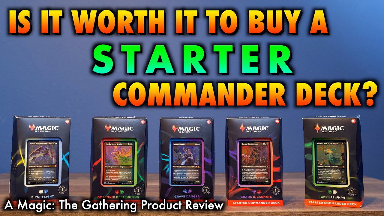 Is It Worth It To Buy A Starter Commander Deck?  A New Magic: The  Gathering EDH Product Line 