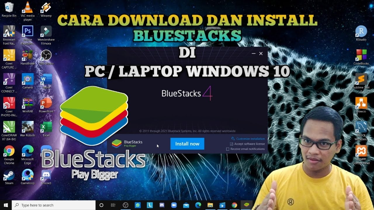 Cara Download Dan Install Bluestacks 4 Di Windows 10 Terbaru - YouTube