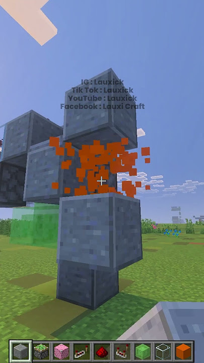 Cara Bikin Pintu Redstone(Bedrock). Rate 1 - 10 ? @senovshop