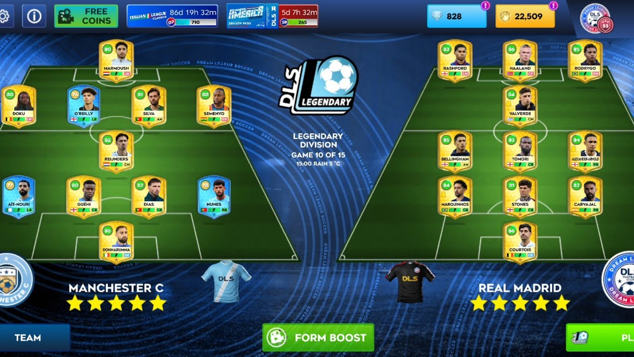 DLS26 REAL MADRID VS MANCHESTER CITY VS R SOCIEDAD