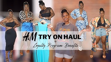 H&M Haul 2022 | Try ON | H&M Loyalty Reward Program