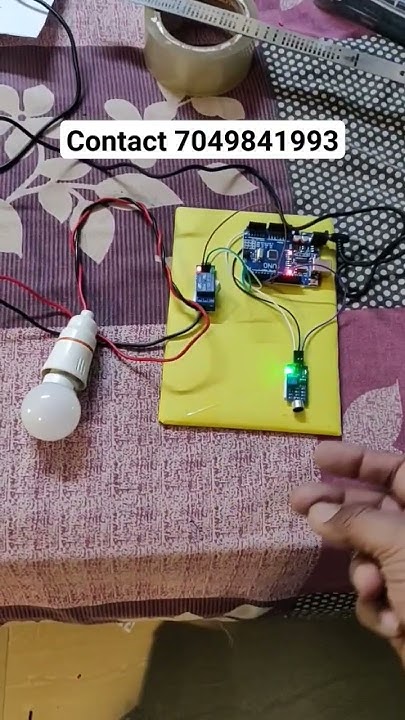 clap switch using Arduino and sound sensor| Arduino project #shorts # ...