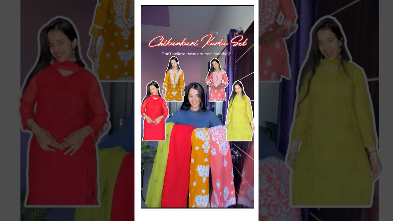 Must have ✨Chikankari kurti Set       