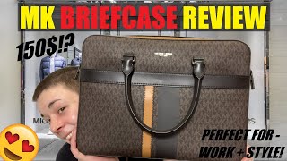 Perfect For Work AND Styling? Michael Kors Mens Briefcase Review!