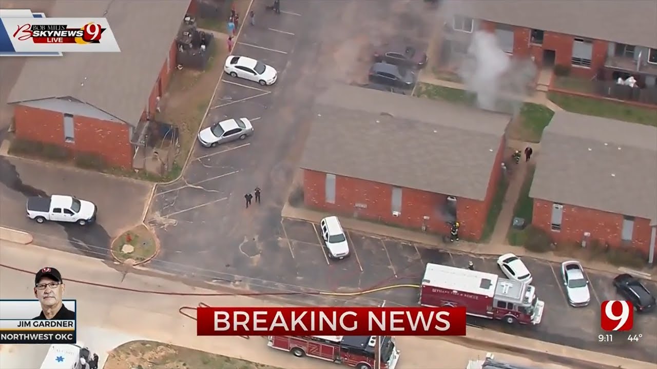 Fire Crews Respond To NW OKC Apartment Fire - YouTube