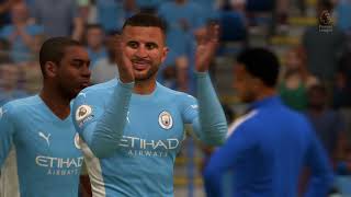 Manchester City vs Leicester City |FIFA 22 PS4 Pro Gameplay|